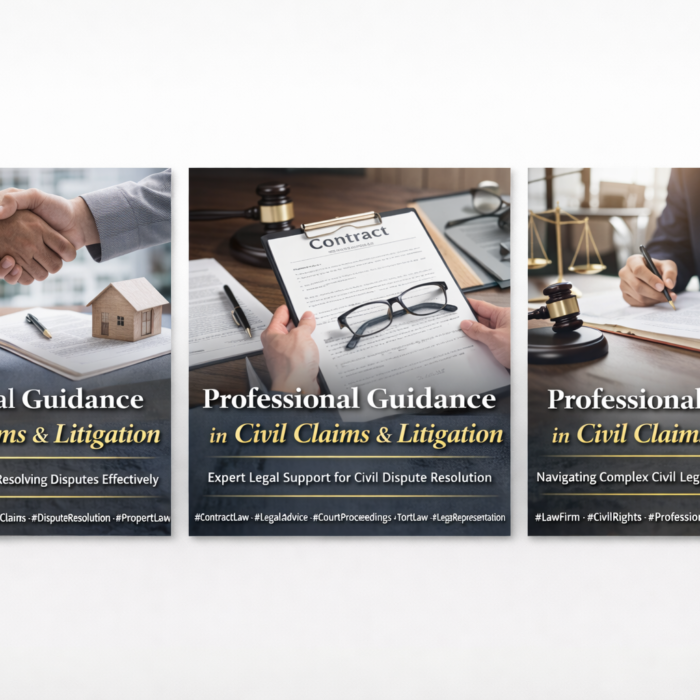 Professional Guidance in Civil Claims & Litigation